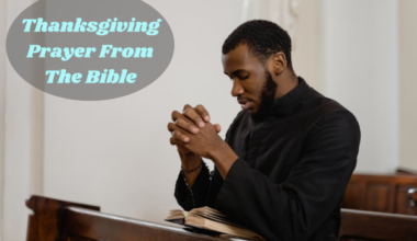 Thanksgiving Prayer From The Bible​